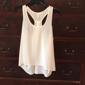 Frenchie racer back tank tops med